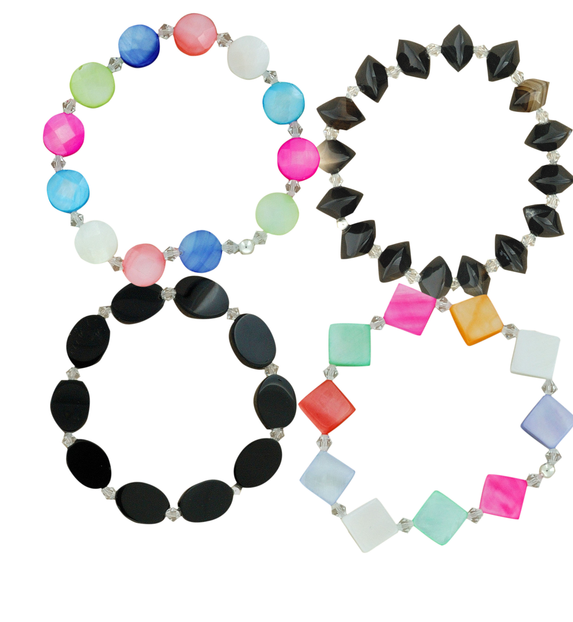 Bracciale madreperla swarovski