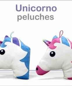 Peluches viso unicorno 20 cm