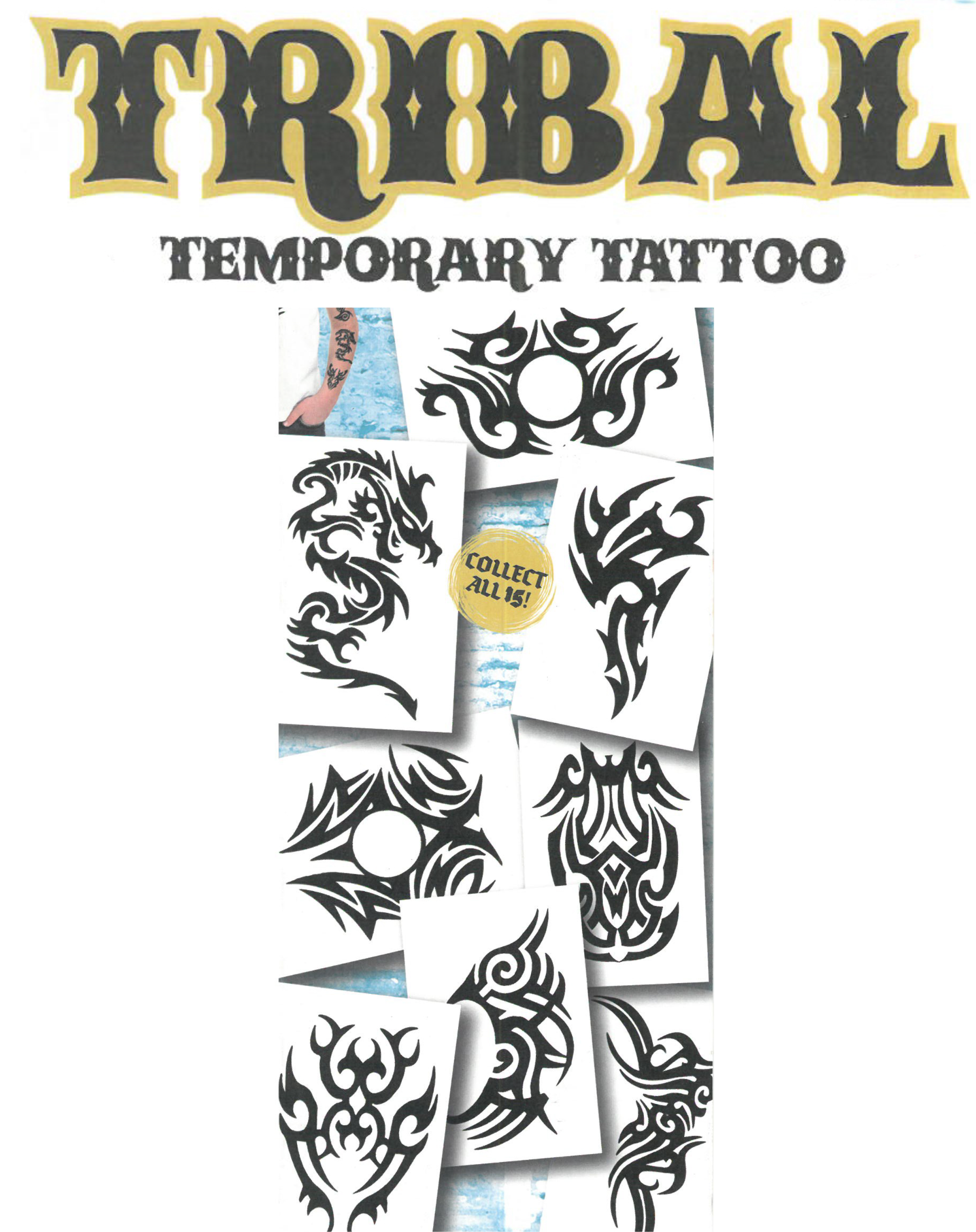 Tatuaggio Temporaneo per bambini- Tattoo Tribal