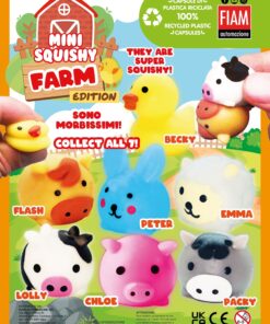 Palline con sorpresa Ø 50 mm | Mini Squishy Farm