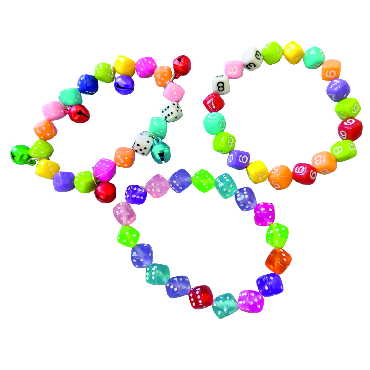 Bracciale Dadi Multicolor