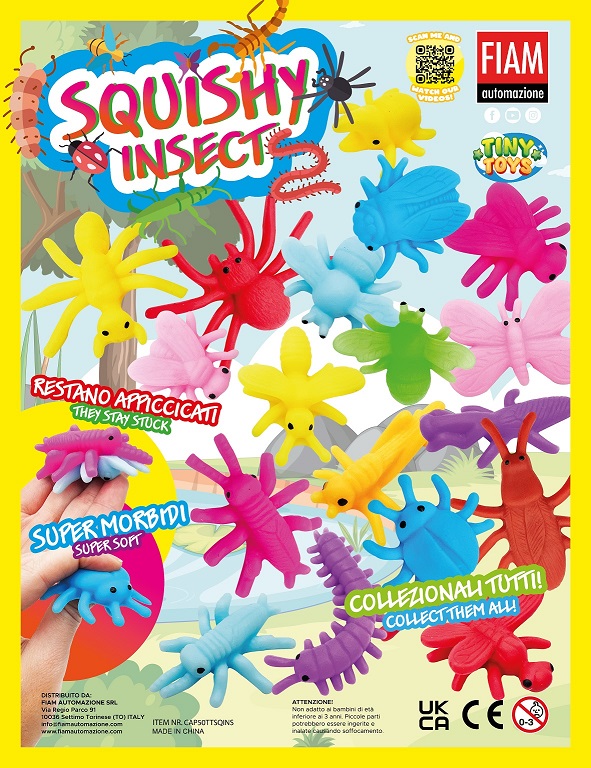 Palline con sorpresa Ø 50 mm | Squishy Insect